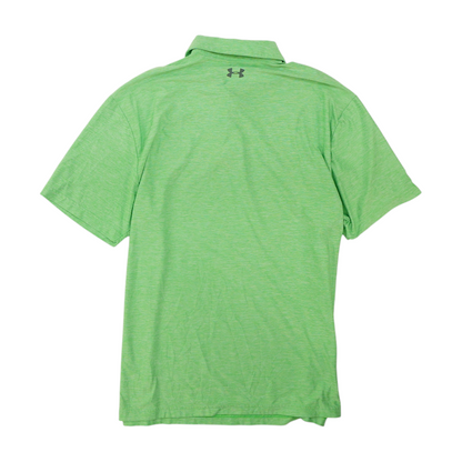 Green Solid Short Sleeve Polo