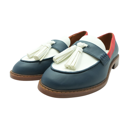 Navy Slip-On Flats