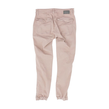 Mauve Solid Joggers Pants