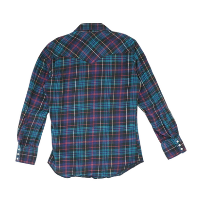 Multi Plaid Flannel Button Down