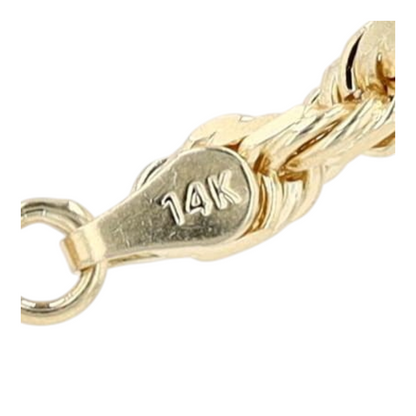 14K Yellow Gold Chain Necklace