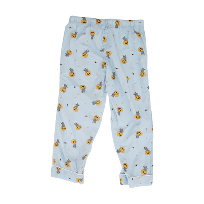 Blue Graphic Pajama Bottom