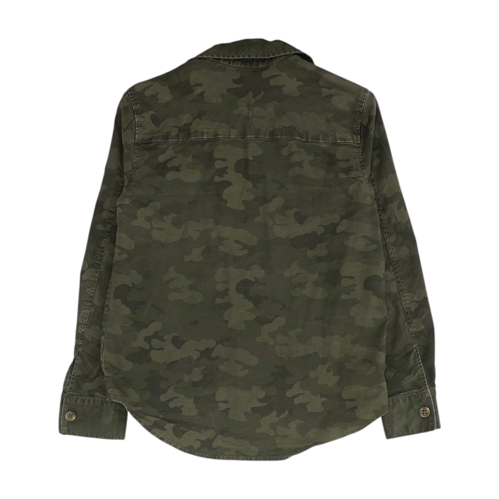 Green Camo Denim Jacket