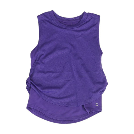 Purple Solid Tank T-Shirt