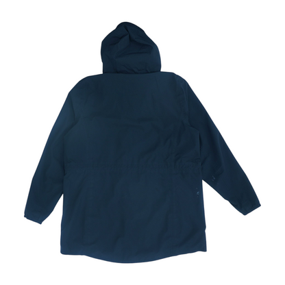 Black Solid Rain Jacket
