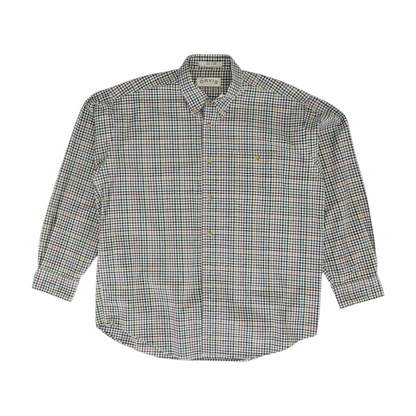 Multi Plaid Long Sleeve Button Down