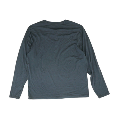 Navy Solid Henley T-Shirt