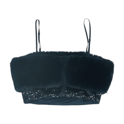 Black Cropped Blouse