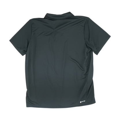 Black Solid Short Sleeve Polo