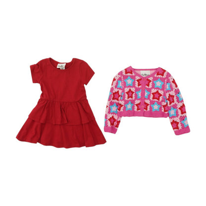 Red Long Sleeve Set