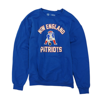 Blue New England Patriots Graphic Sweatshirt Pullover