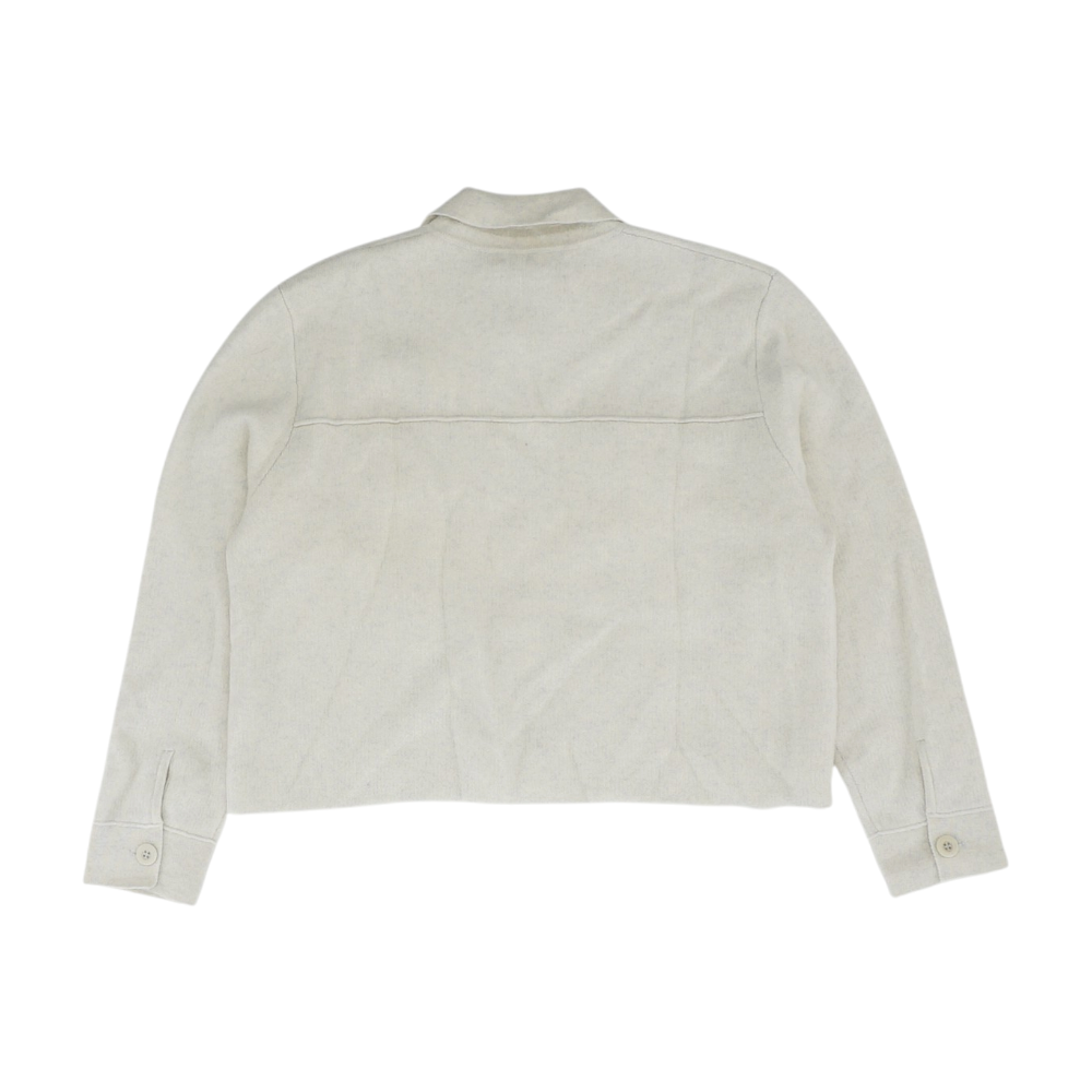 Kinross Cashmere Ivory Cardigan Sweater – Image 2