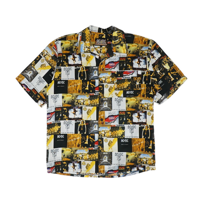 Multi Graphic Short Sleeve Button Down