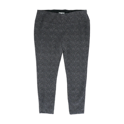 Gray Print Regular Pants