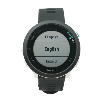 42mm Forerunner 55 Black Smartwatch Black Band M/L