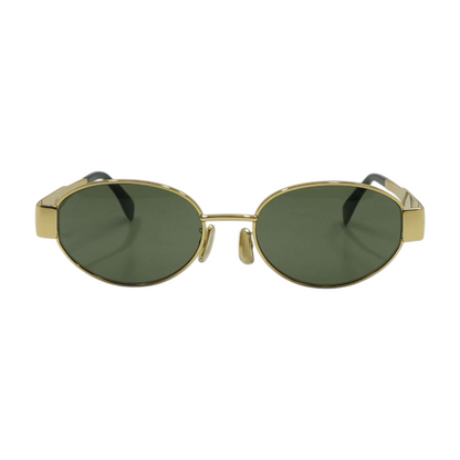 Gold CL40235U Oval Sunglasses