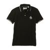 Black Solid Short Sleeve Polo