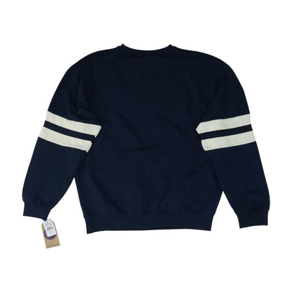 Navy Embroidery Detail Sweatshirt