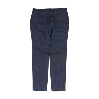 Blue Abstract Regular Pants