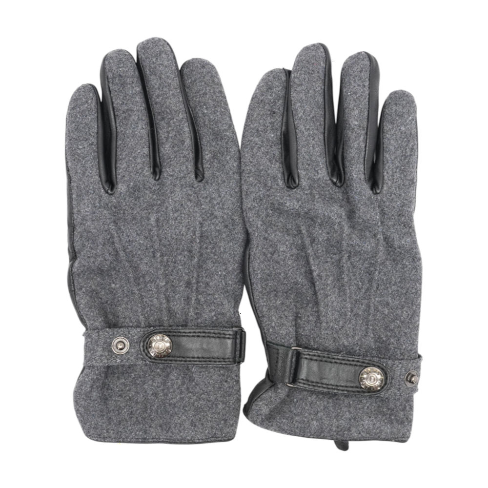 Black Leather Gloves