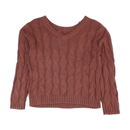 Brown Pullover Sweater