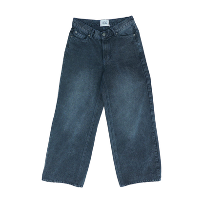 Gray Wide Leg Jeans