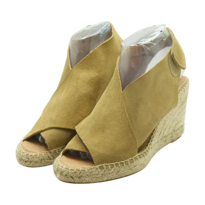 Beige Wedged MuleSandals
