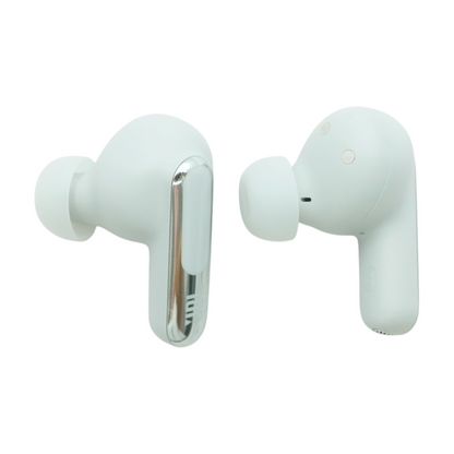 Silver Live Beam 3 Wireless Earbuds