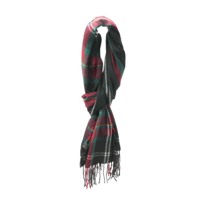 Multi Plaid 100% Polyester Scarf