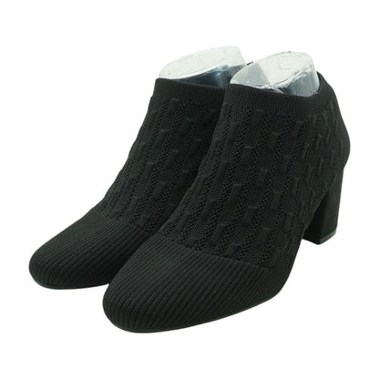 Black Block Heels