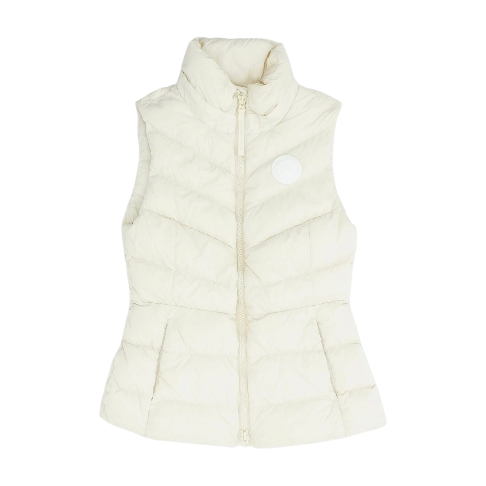 Ivory Solid Active Vest
