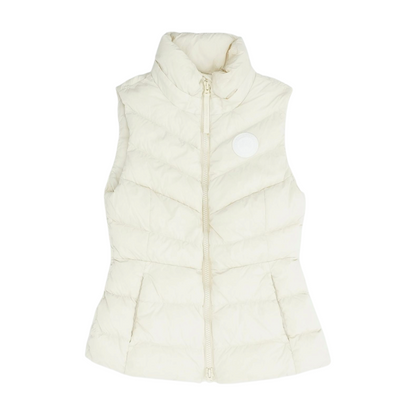 Ivory Solid Active Vest