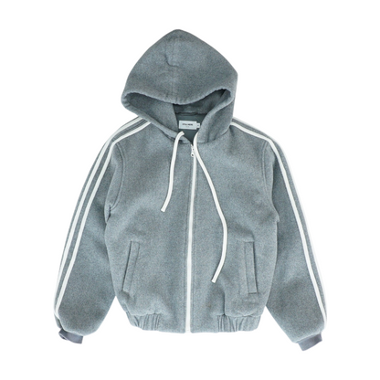 Gray Solid Jacket