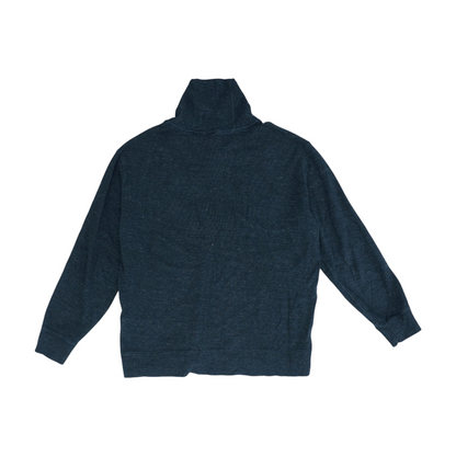 Gray Solid Pullover Sweater