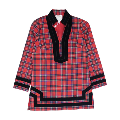 Red Plaid Blouse