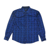Giannii Blue Abstract Long Sleeve Button Down – Image 1