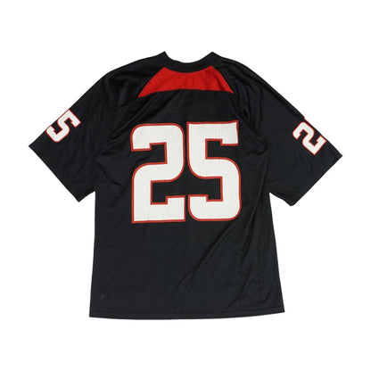 Black #25 Texas Tech Red Raiders Misc Short Sleeve Jersey
