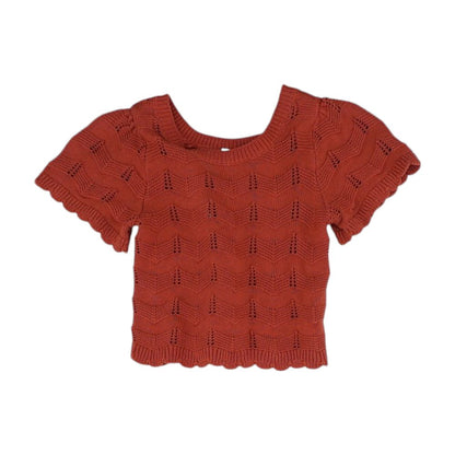 Rust Solid Sweater