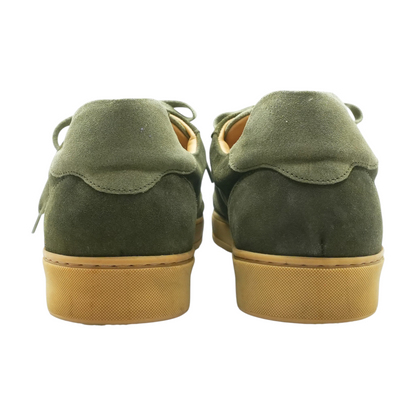 Olive Low-Top Athletic Shoes