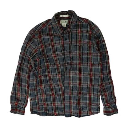 Multi Plaid Long Sleeve Button Down