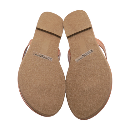 Tan Flip-Flop Sandals