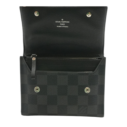 LV Compact Modulable Wallet in Damier Graphite Canvas