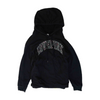 Black Solid Hoodie Pullover