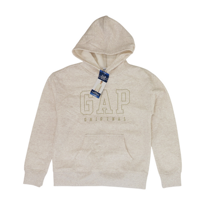 Beige Hoodie Pullover