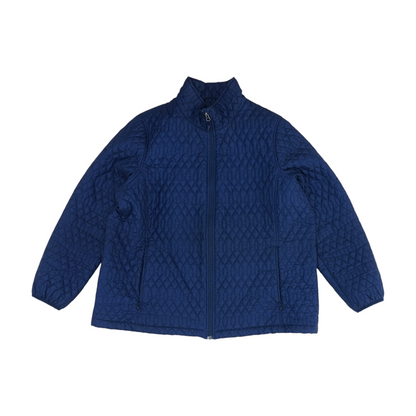 Navy Plus Geometric Jacket