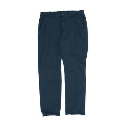 Black Long Chino Straight Pants