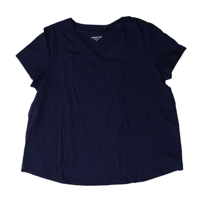 Navy Plus Blouse