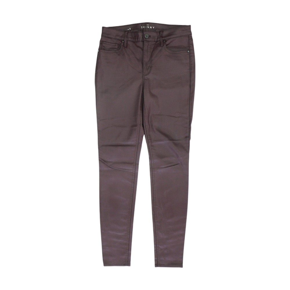 Burgundy Skinny Pants