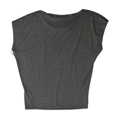 Navy Striped Blouse