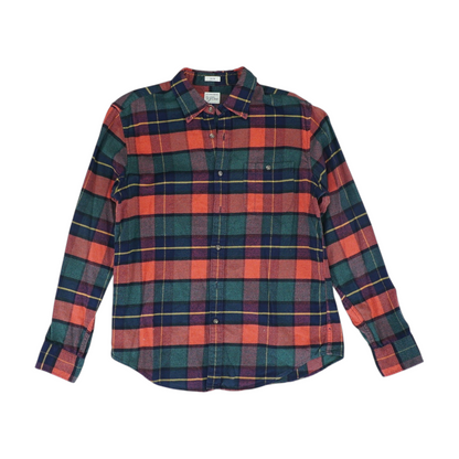 Multi Check Flannel Button Down